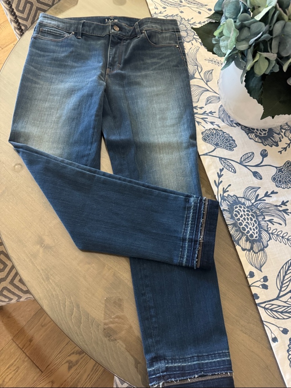 NWT White House Black Market Slim Ankle Skinny Dark Wash Women’s Jeans - Blue